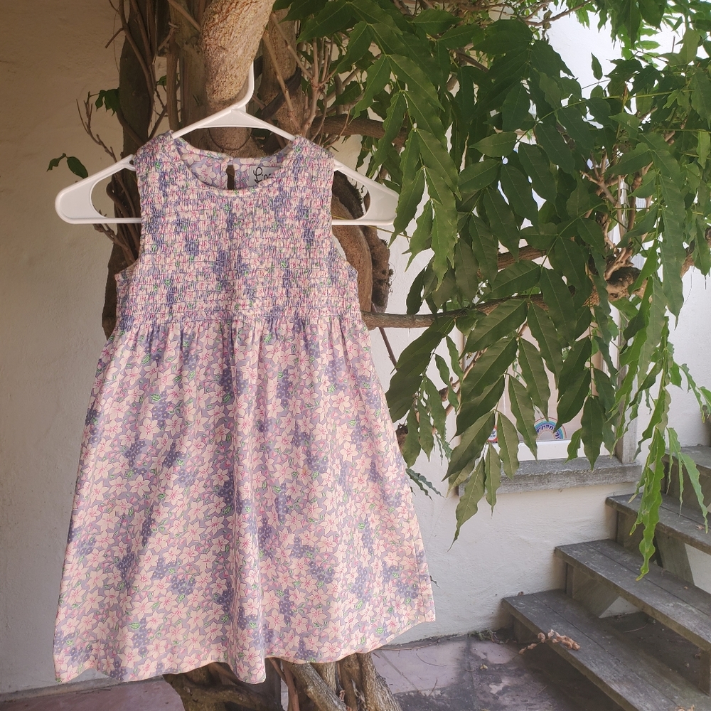 Lilly Pulitzer Smocked Floral Sundress, 6
